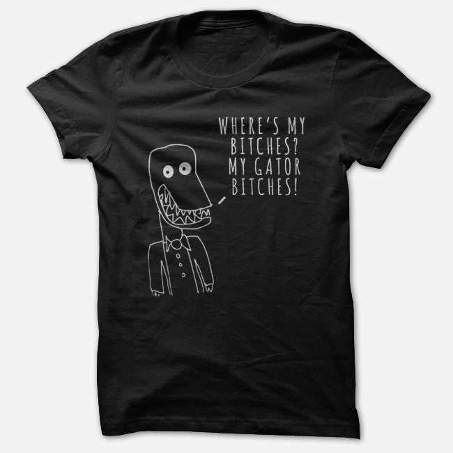 Gator Bitches Black T-Shirt