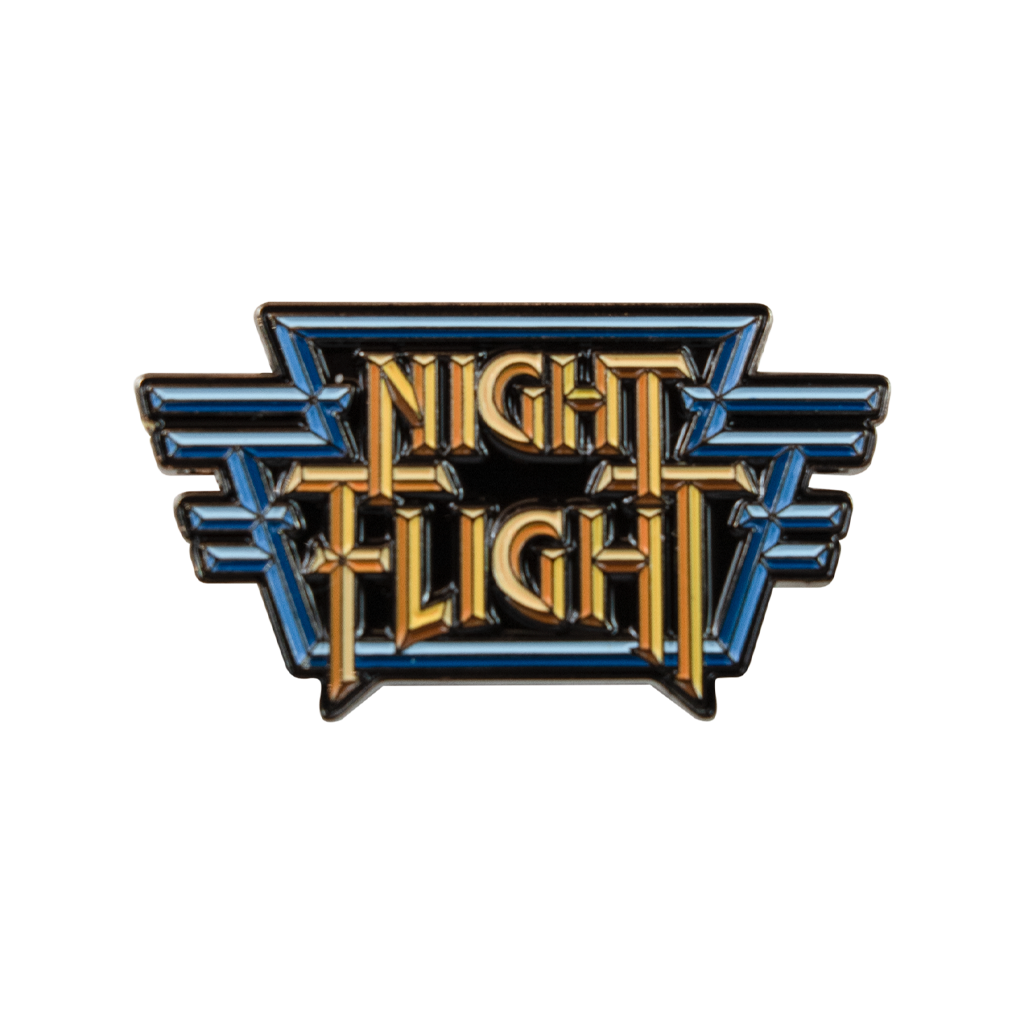 Night Flight Enamel Pin