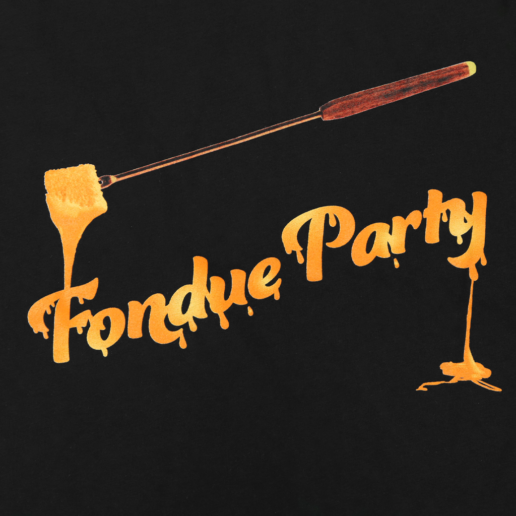 Fondue Party Black T-Shirt