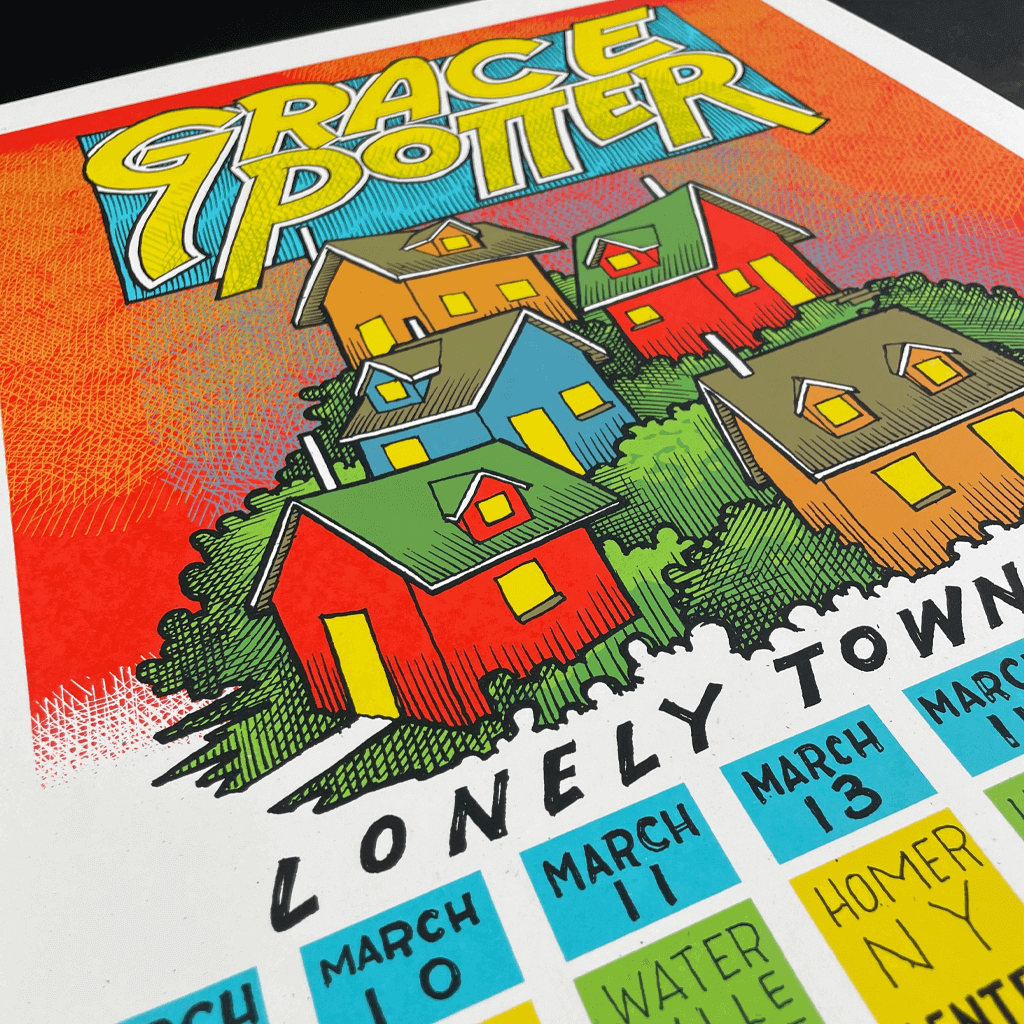Lonely Town Tour 2023 Poster