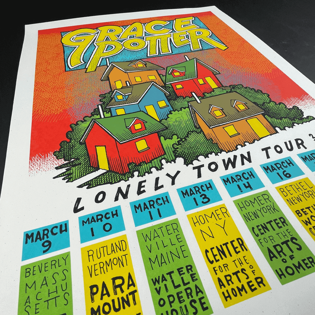 Lonely Town Tour 2023 Poster