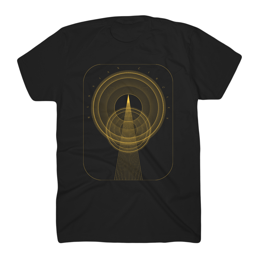 Cosmic Gold Black T-Shirt