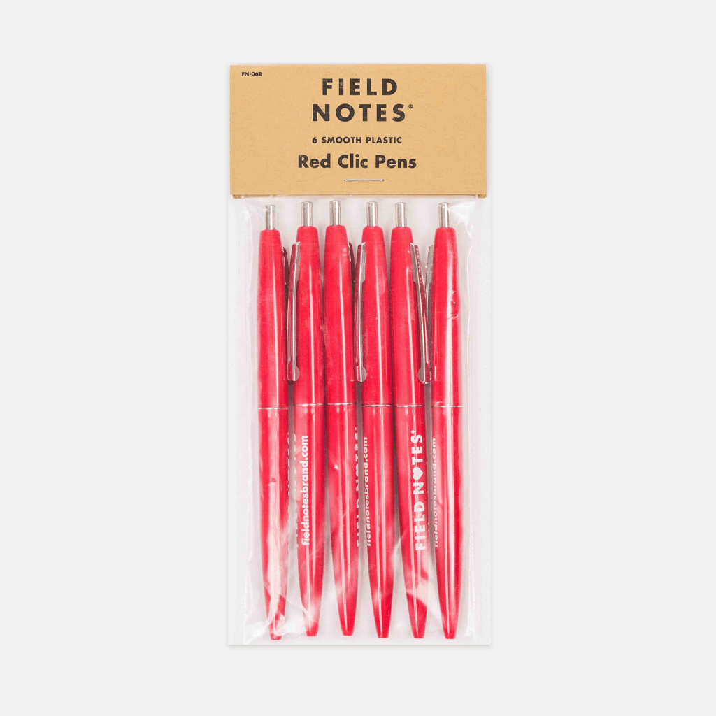 Clic Pen 6-Pack (Red Ink)