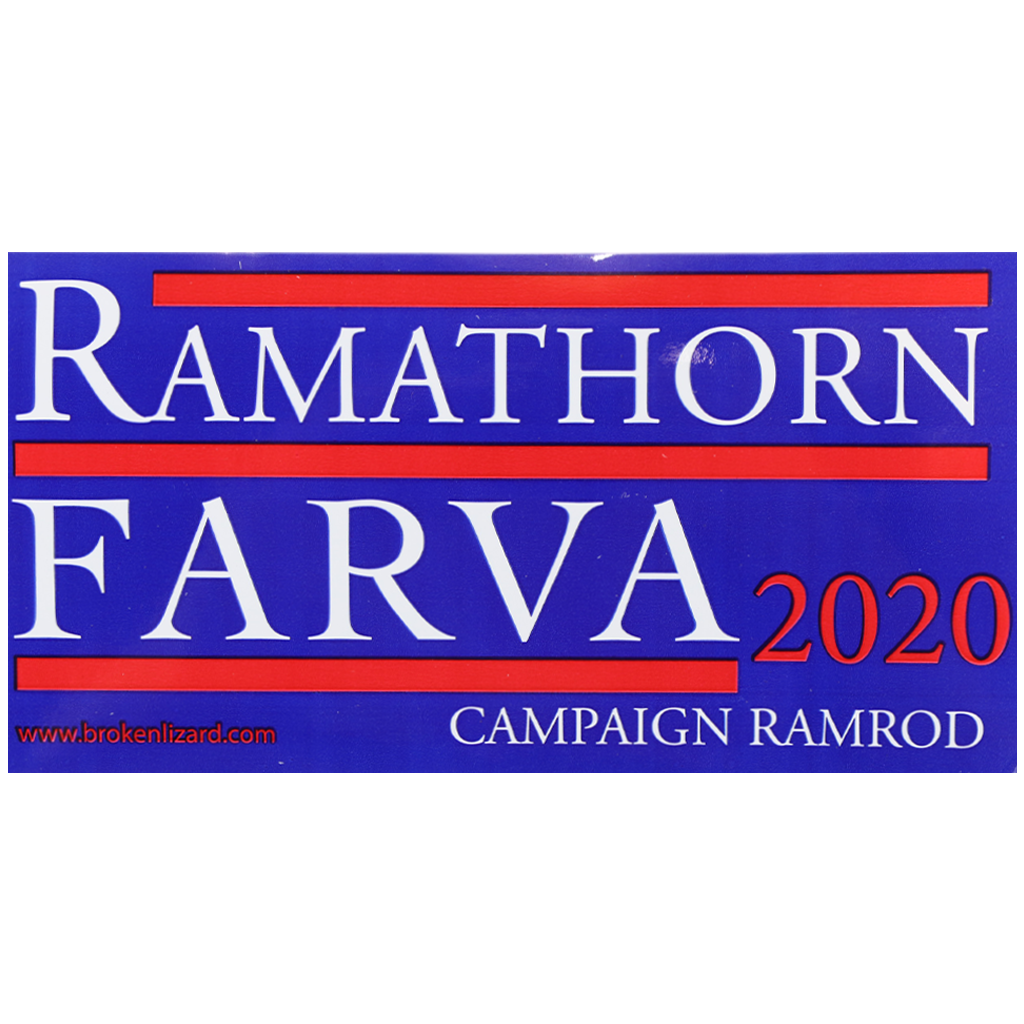 Ramathorn Farva 2020 Bumper Sticker