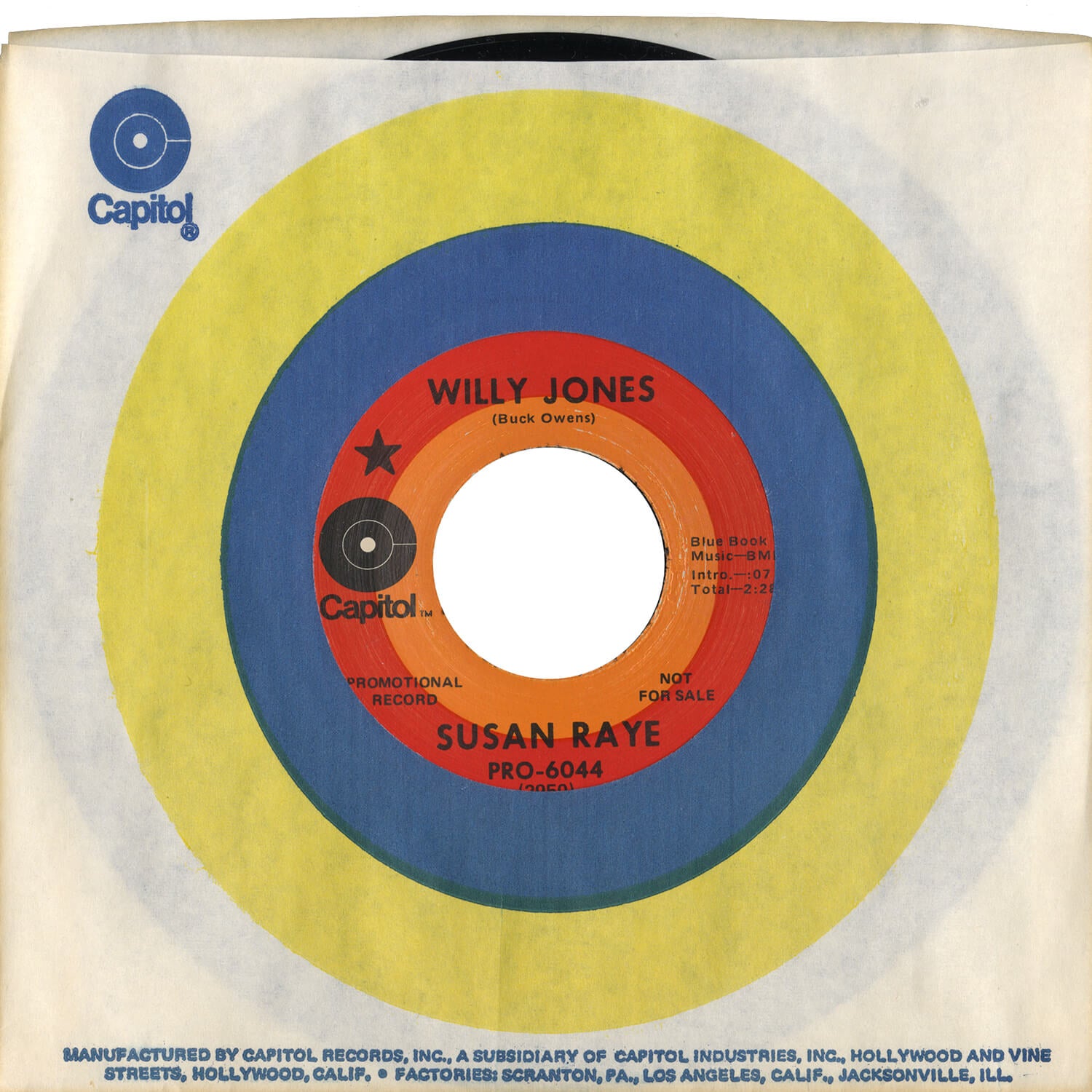 Willy Jones (Vintage Vinyl 45)