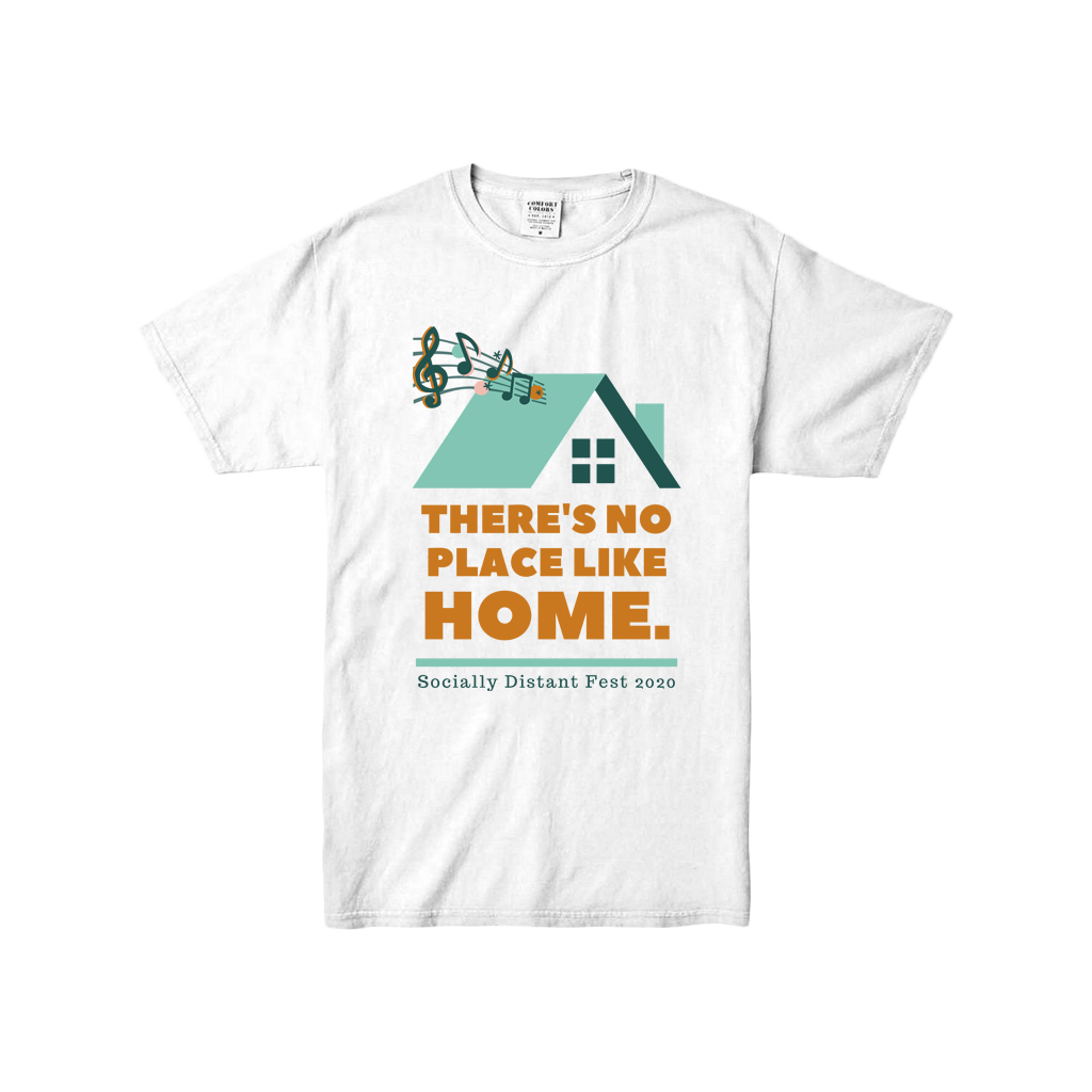 There's No Place Like Home Youth White T-Shirt