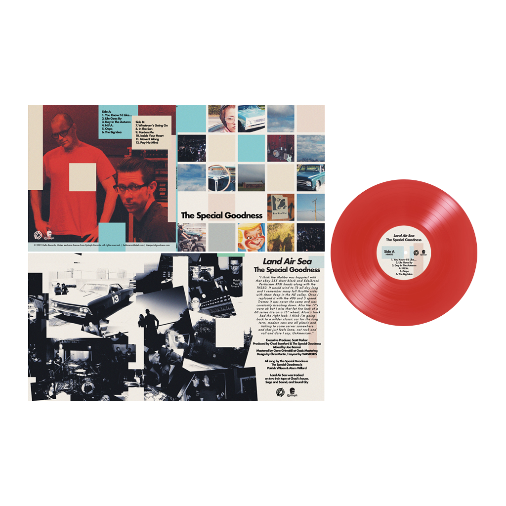 Land Air Sea - 12" Red Gatefold Vinyl