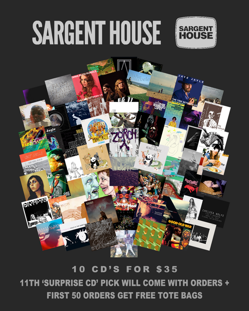 Sargent House Official Merch Store Hello Merch