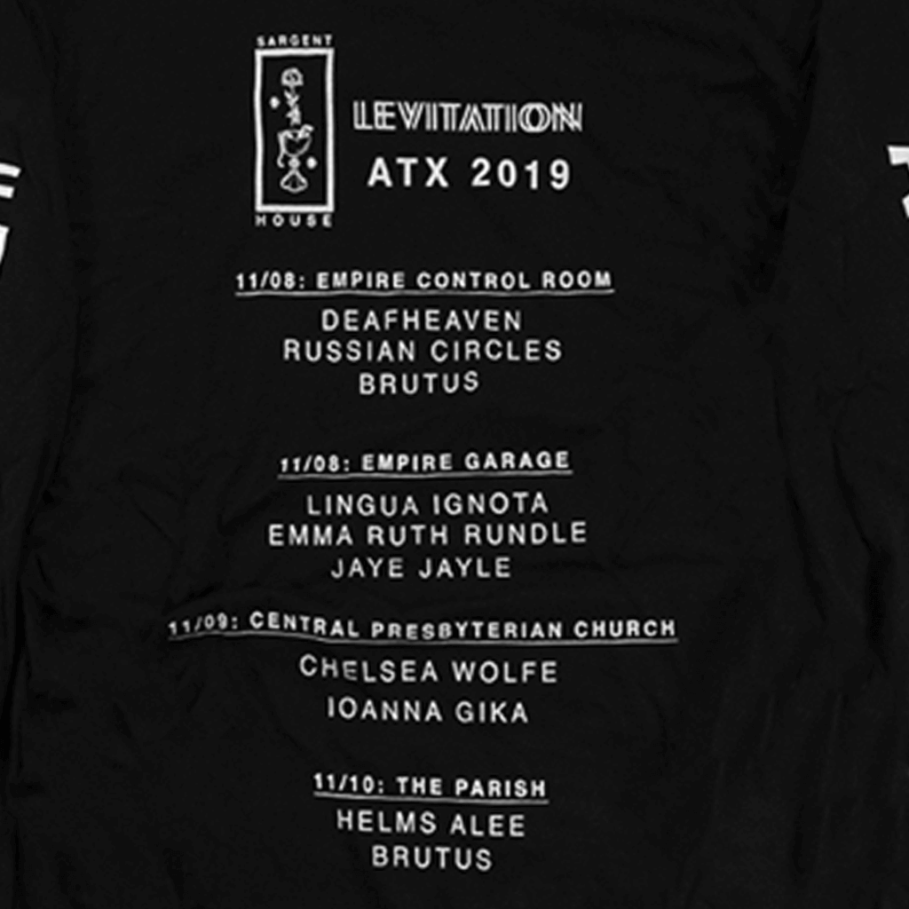 SH Levitation 2019 Black Long Sleeve T-Shirt