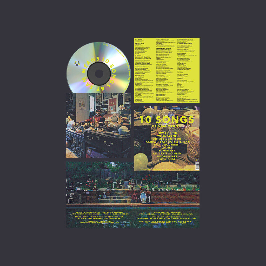10 Songs - Transparent Yellow Gatefold 12" Vinyl or CD