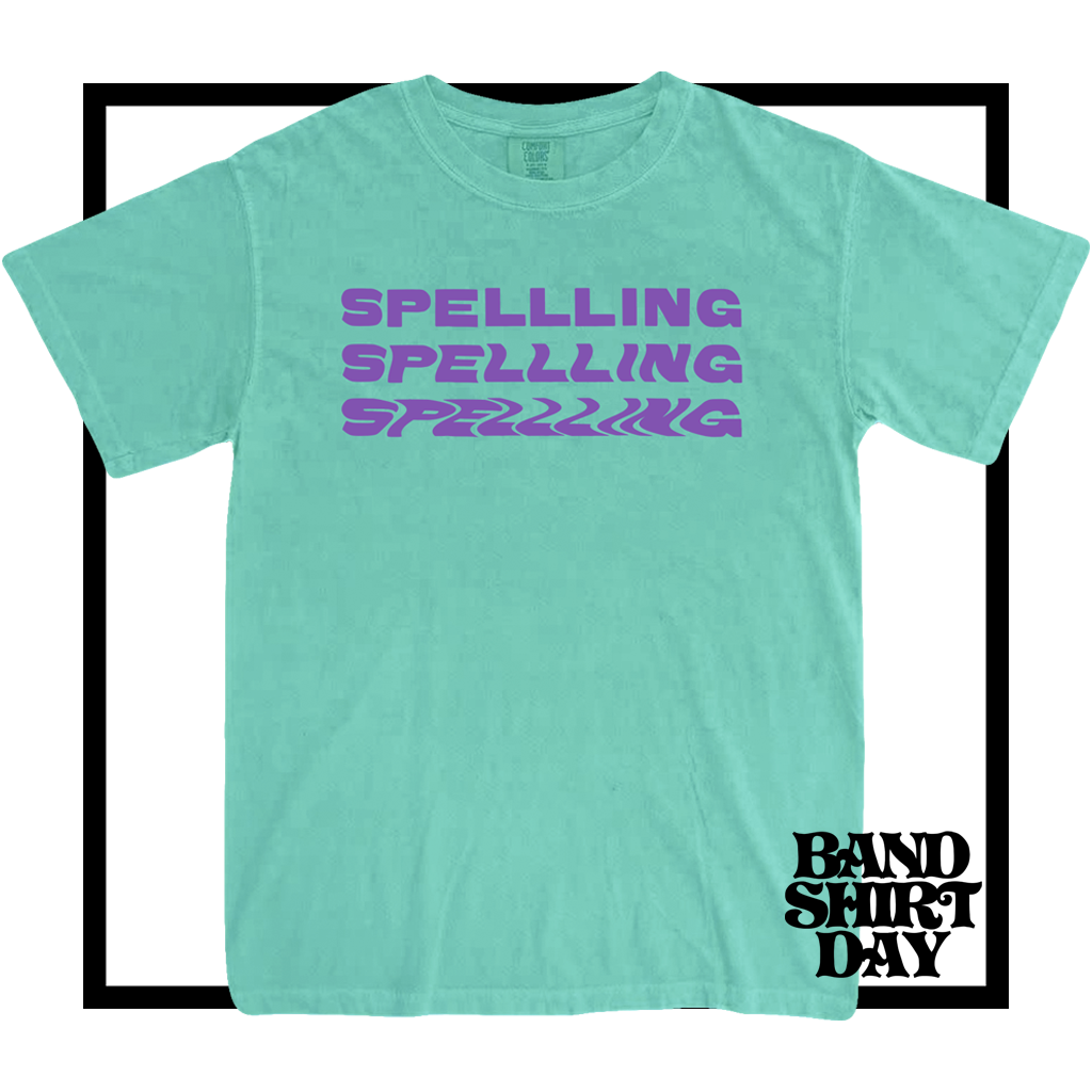 Purple SPELLLING Mint T-Shirt