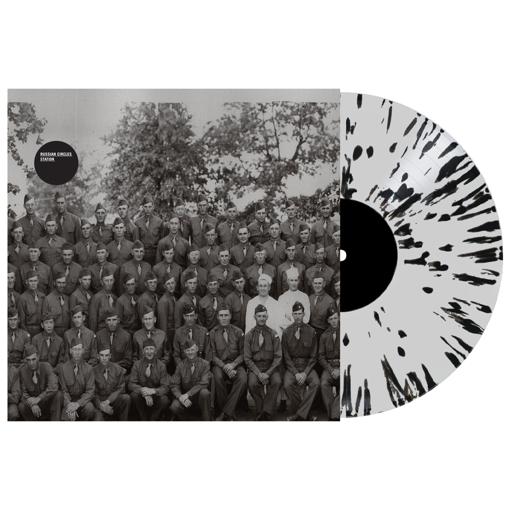 Station - 12" Transparent w/Silver & Black Splatter Vinyl