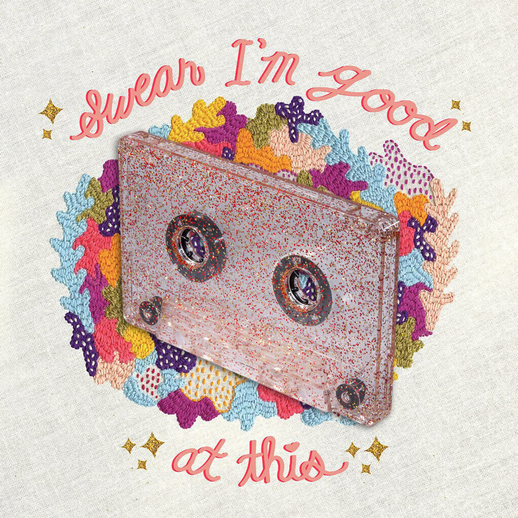 Swear I'm Good At This Glitter Cassette Tape