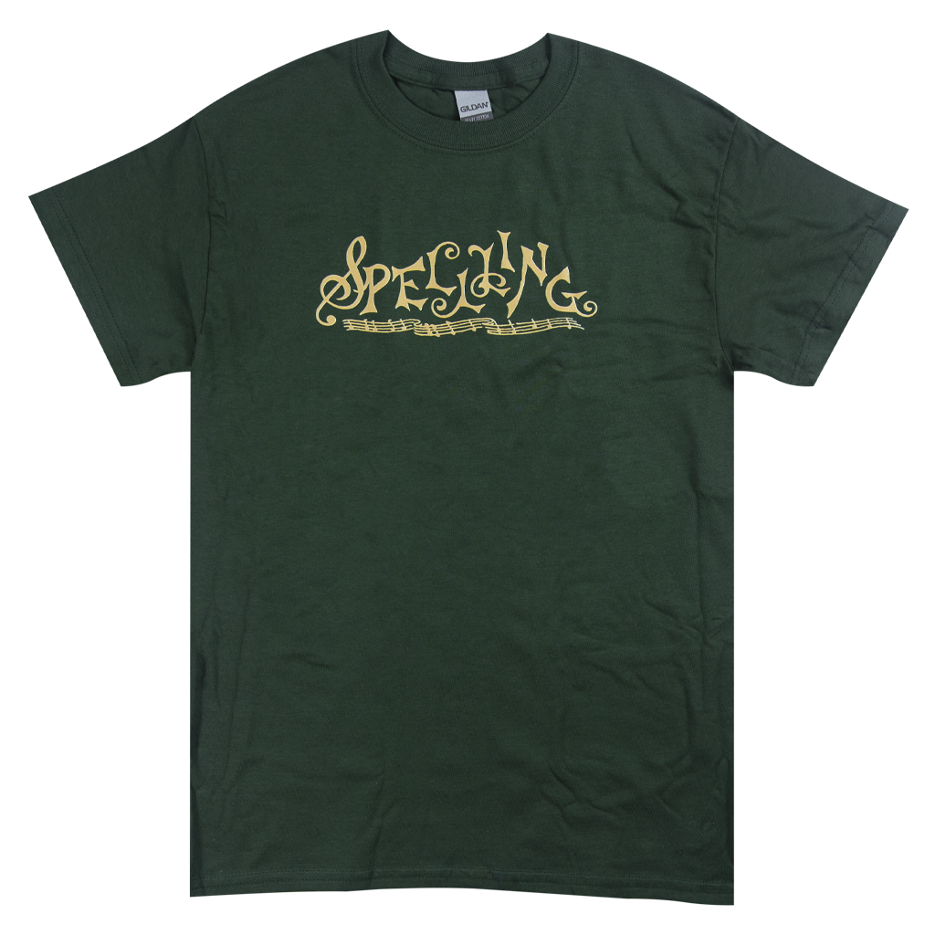 SPELLLING Logo Green T-Shirt