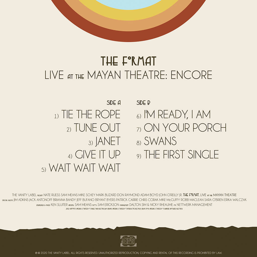 Live at the Mayan Theatre: Encore - Limited Edition 12" Coke Bottle Green Vinyl