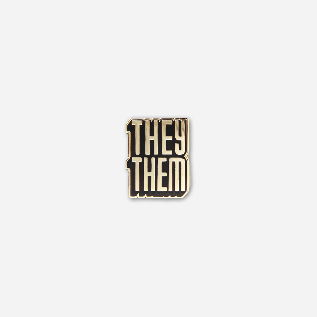 They/Them Pronoun Pin