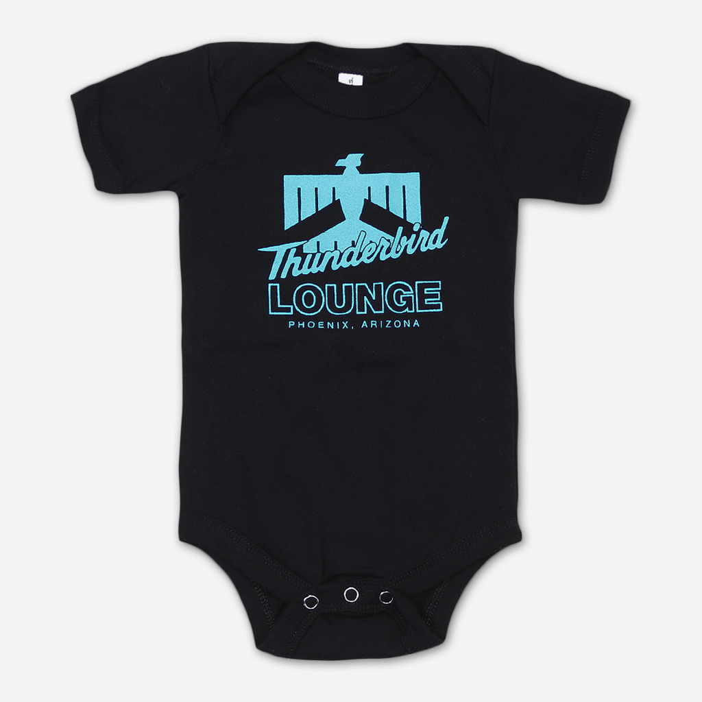 TL Logo Black One-Piece with Snaps