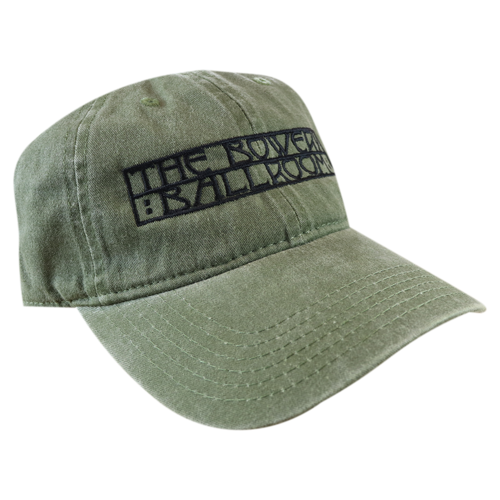 The Bowery Ballroom Olive Green Dad Hat