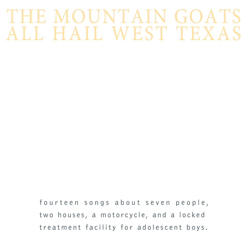 All Hail West Texas Yellow Peak Vinyl