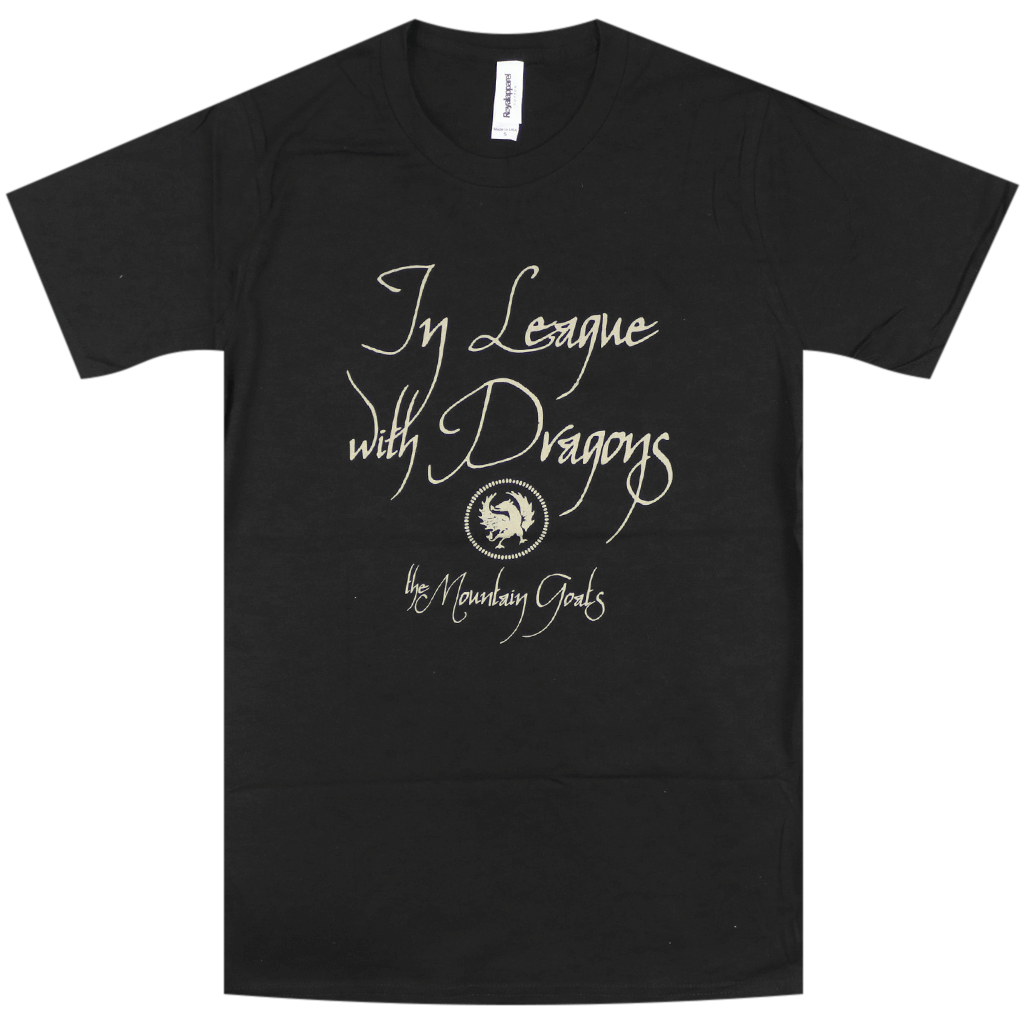 In League with Dragons Black T-Shirt