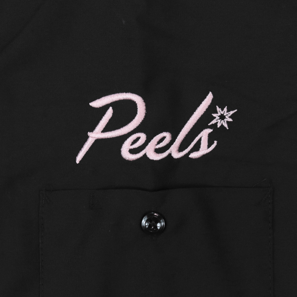 Peels Black Button Down Shirt