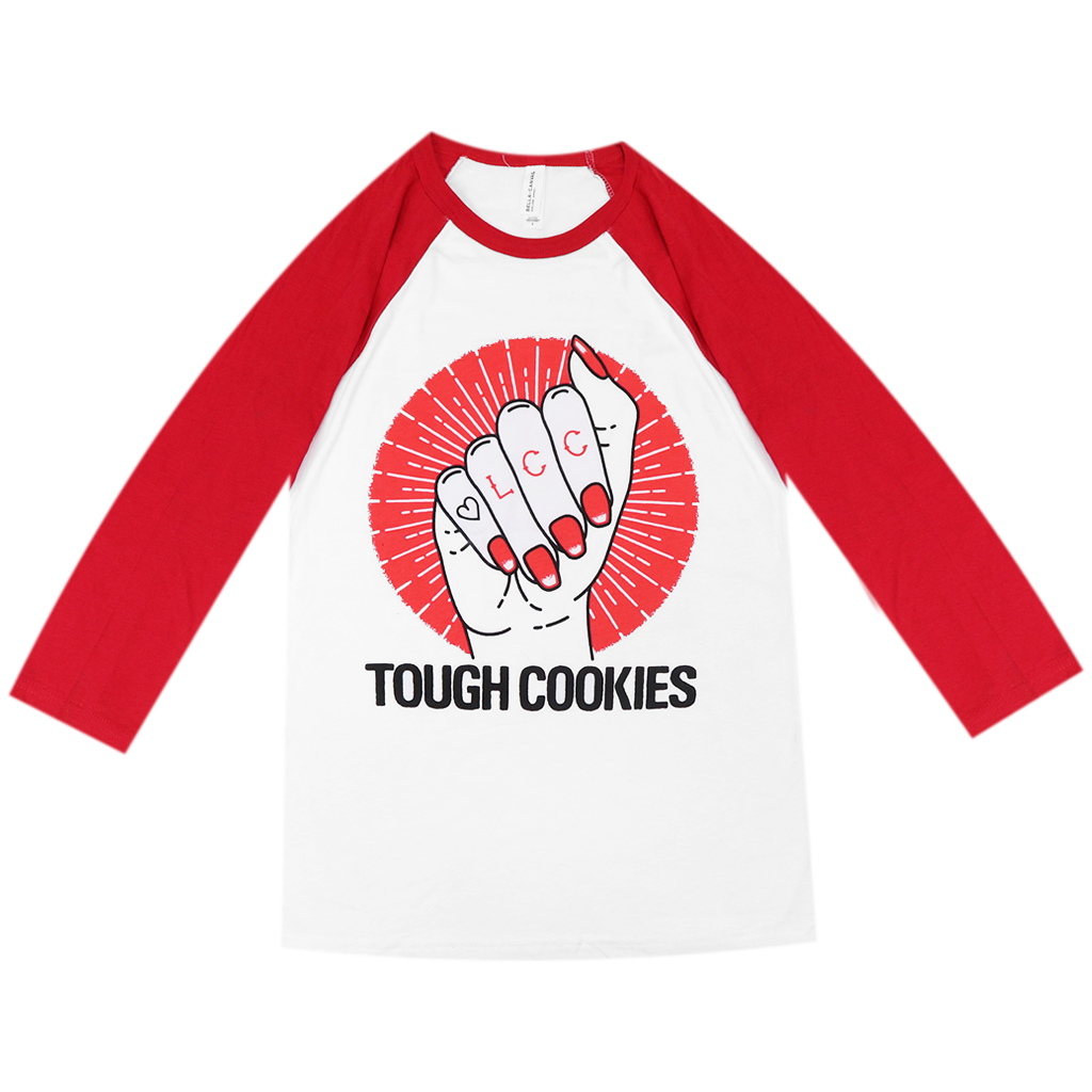 Tough Cookies 3/4 Sleeve Baseball T-Shirt