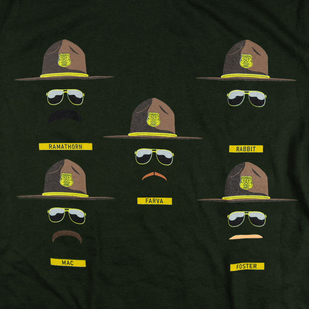 Super Troopers Iconic Military Green T-Shirt