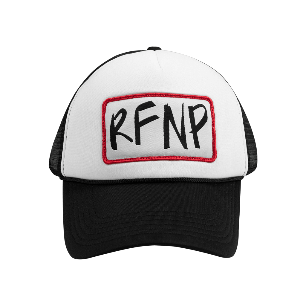 RFNP Black & White Trucker Hat