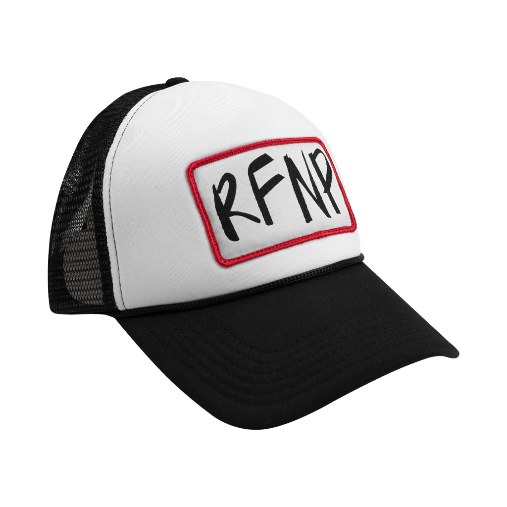 RFNP Black & White Trucker Hat