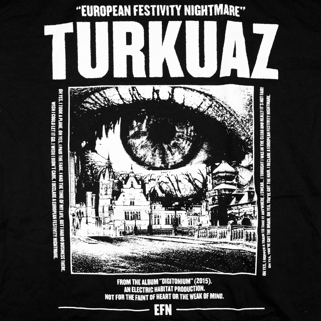 European Festivity Nightmare Halloween Black T-Shirt