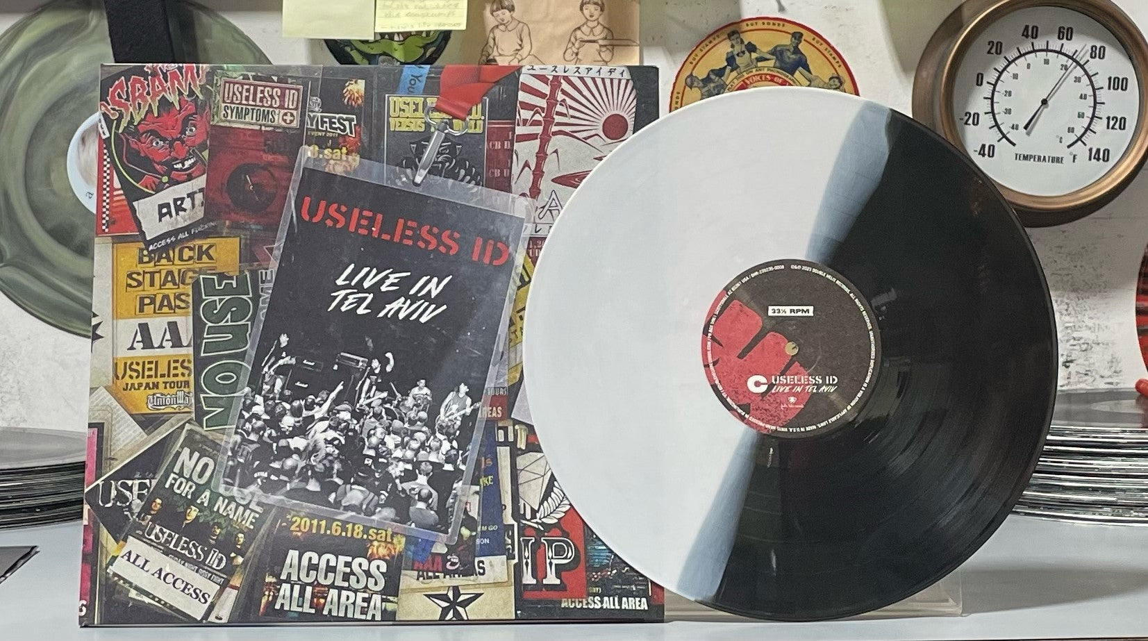 Useless ID – Live In Tel Aviv – 2XLP Custom Split Color Vinyl