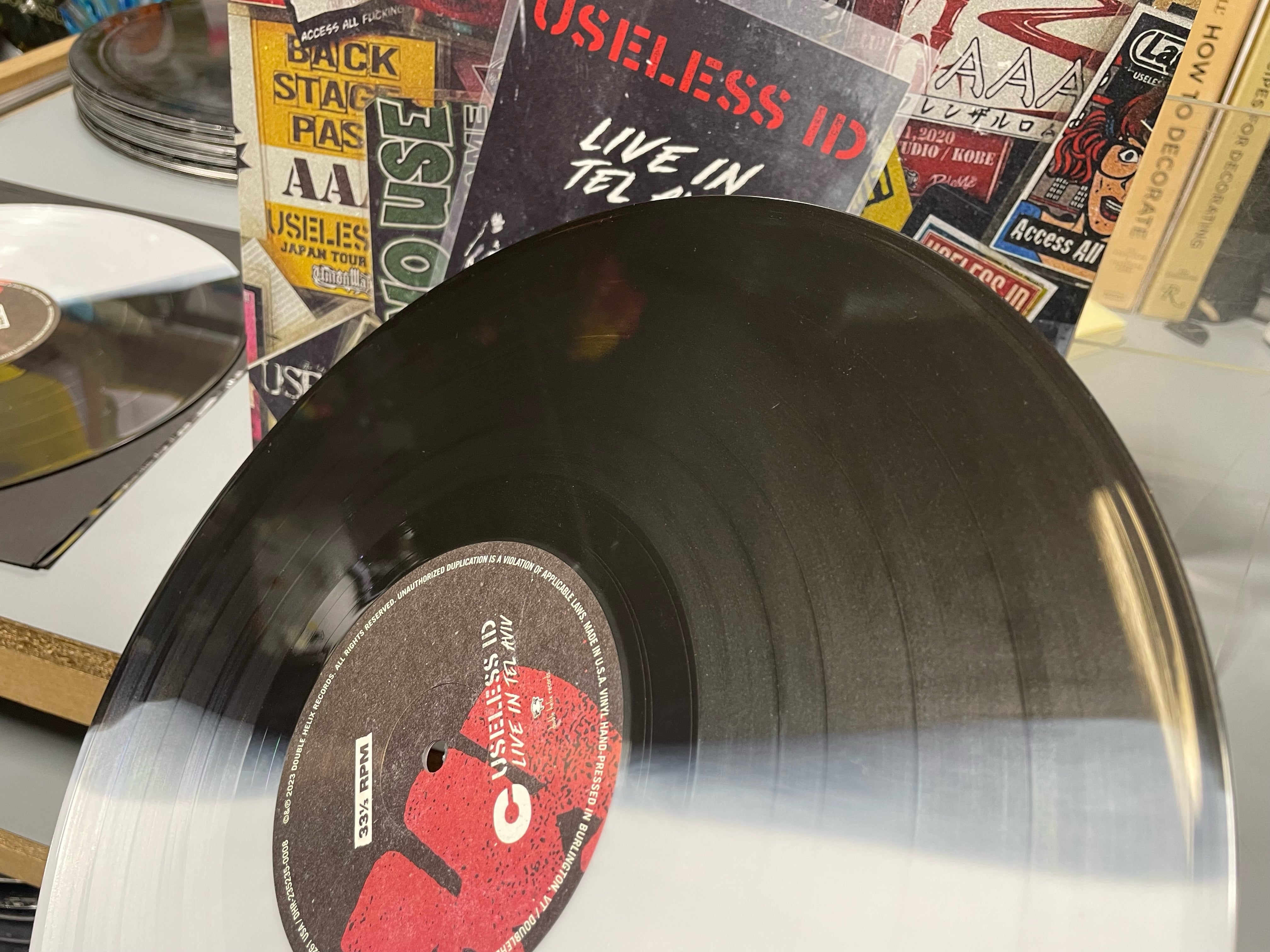 Useless ID – Live In Tel Aviv – 2XLP Custom Split Color Vinyl