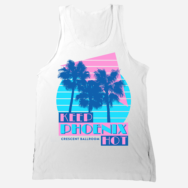 Keep Phoenix Hot Vice Style White Tank Top