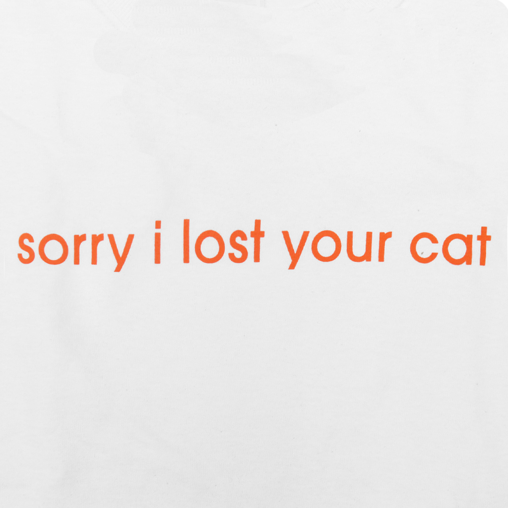 Sorry I Lost Your Cat White Long Sleeve