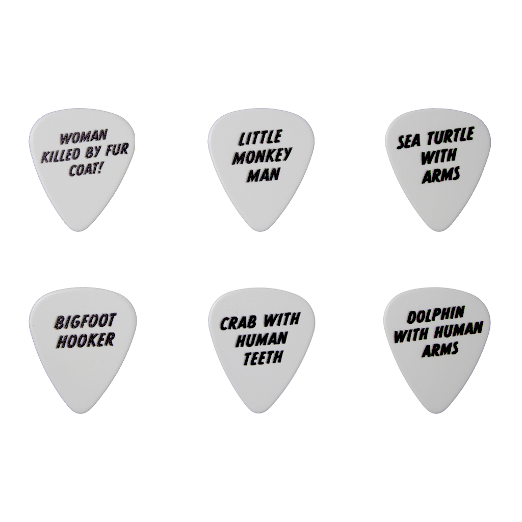 Weekly World News WWN Guitar Pick Set Hello Merch