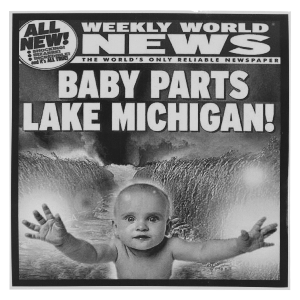 Baby Parts Lake Michigan Sticker