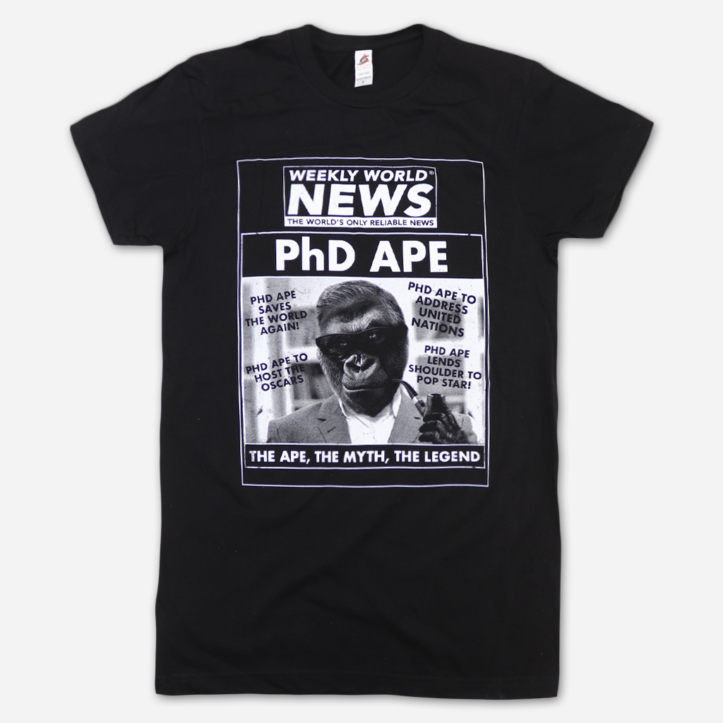PhD Ape Black T-Shirt
