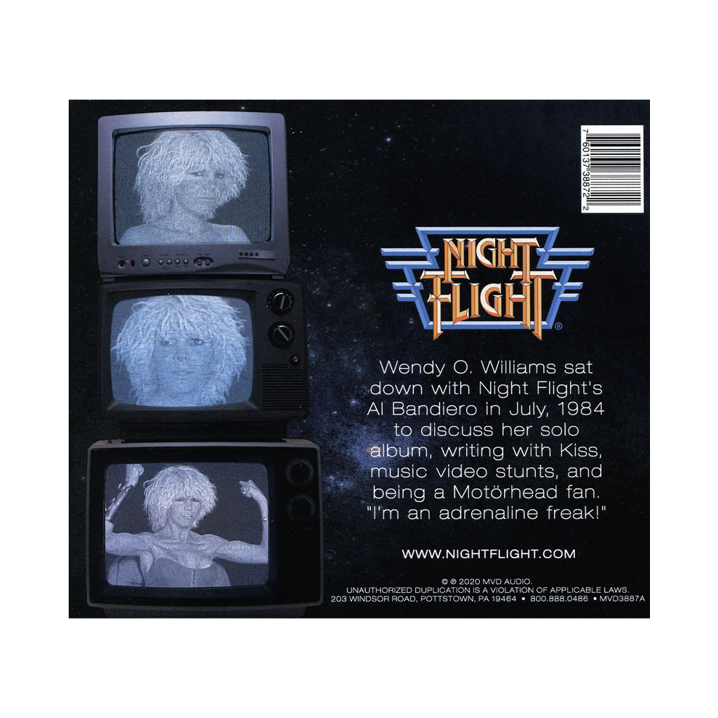 Night Flight Interviews - Wendy O. Williams - CD