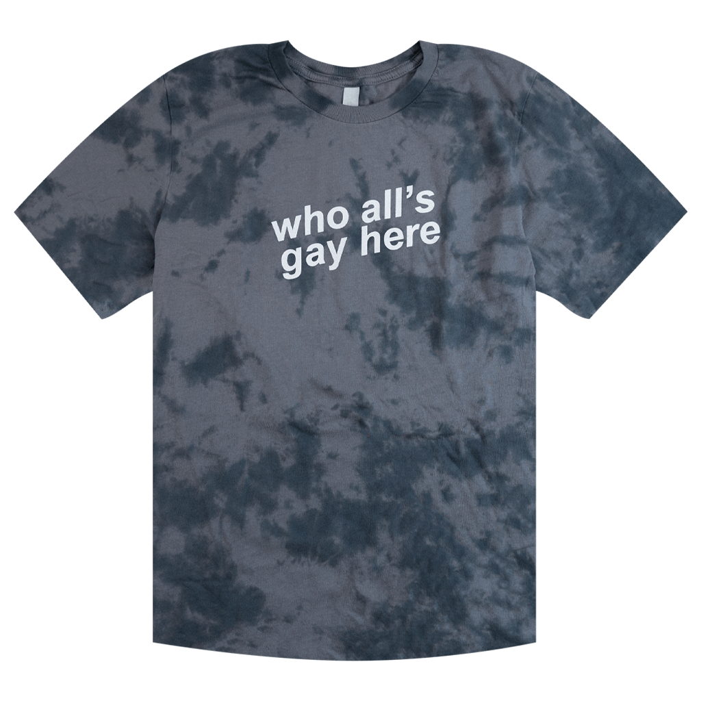 Who All's Gay Here Tie-Dye Tee