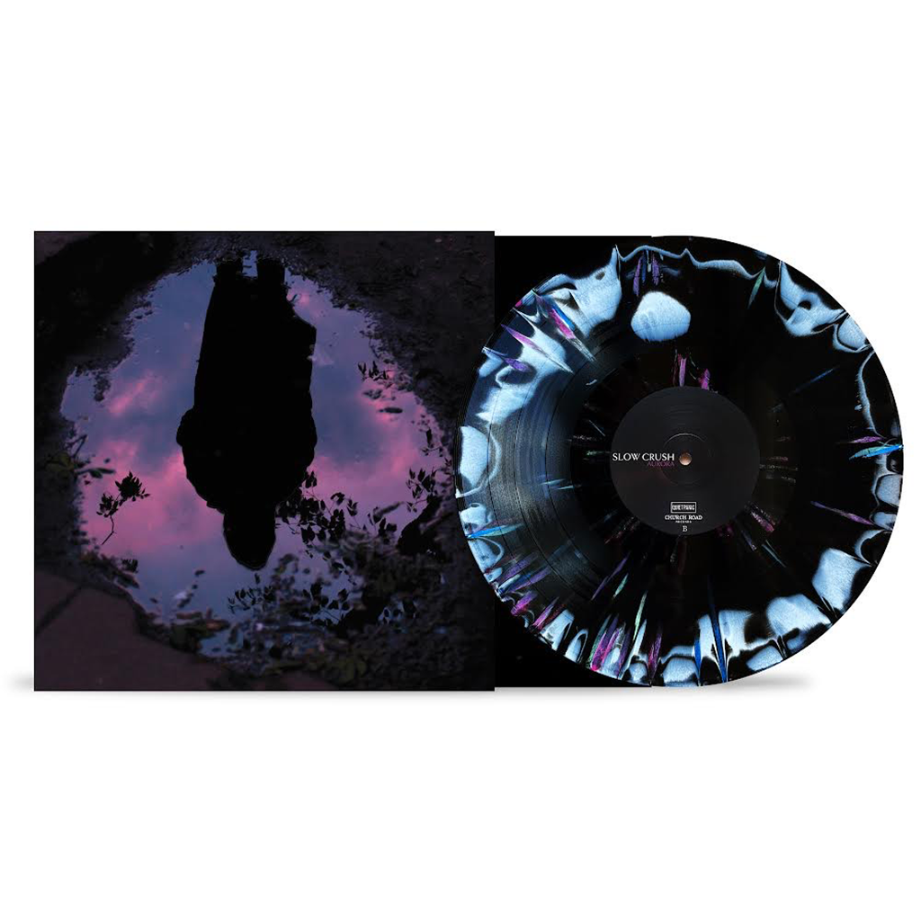 Aurora - Black / White Merge Rainbow Splatter 12" Vinyl