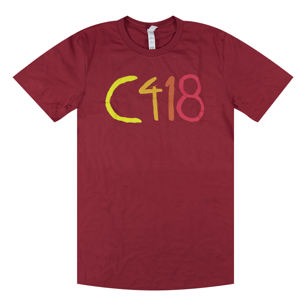 C418 Logo Red T-Shirt