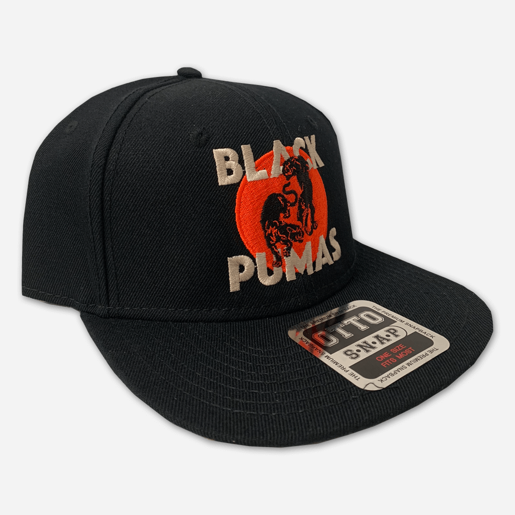 Classic Black Flatbill Snapback Hat