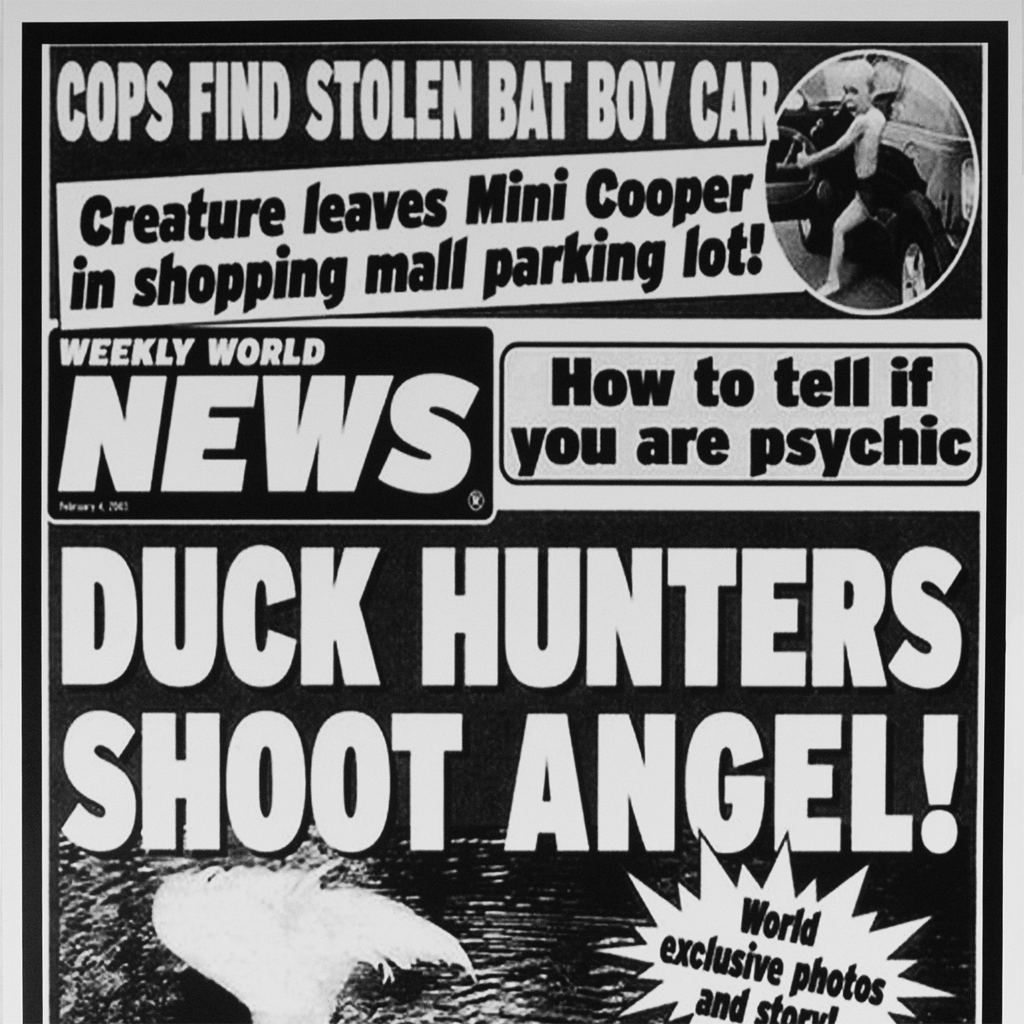 Duck Hunters Shoot Angel! Poster