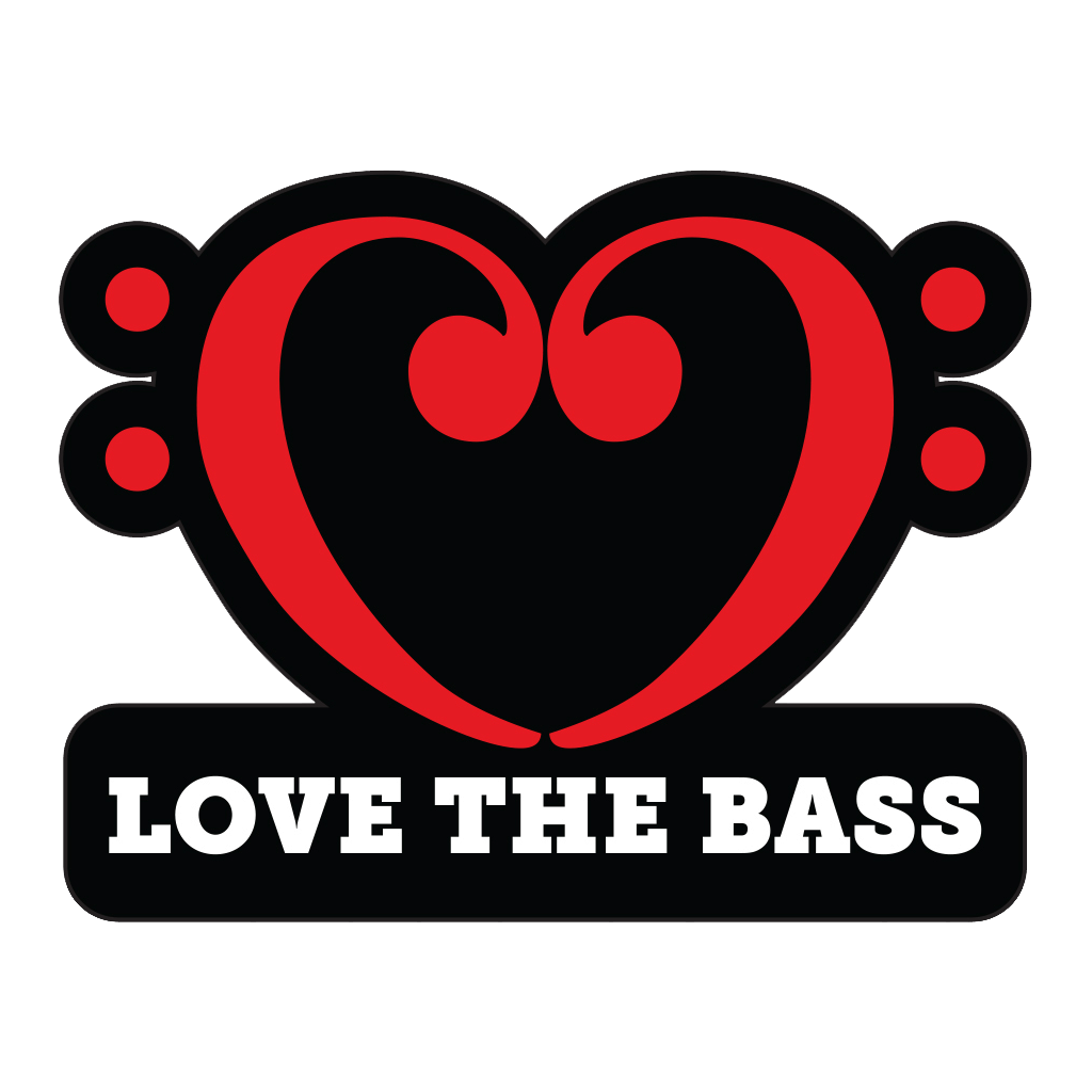 Love the Bass Sticker