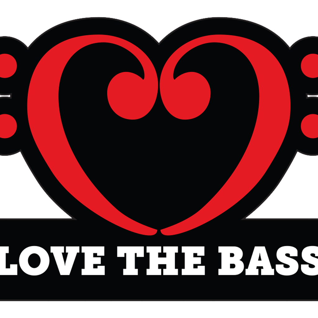 Love the Bass Sticker