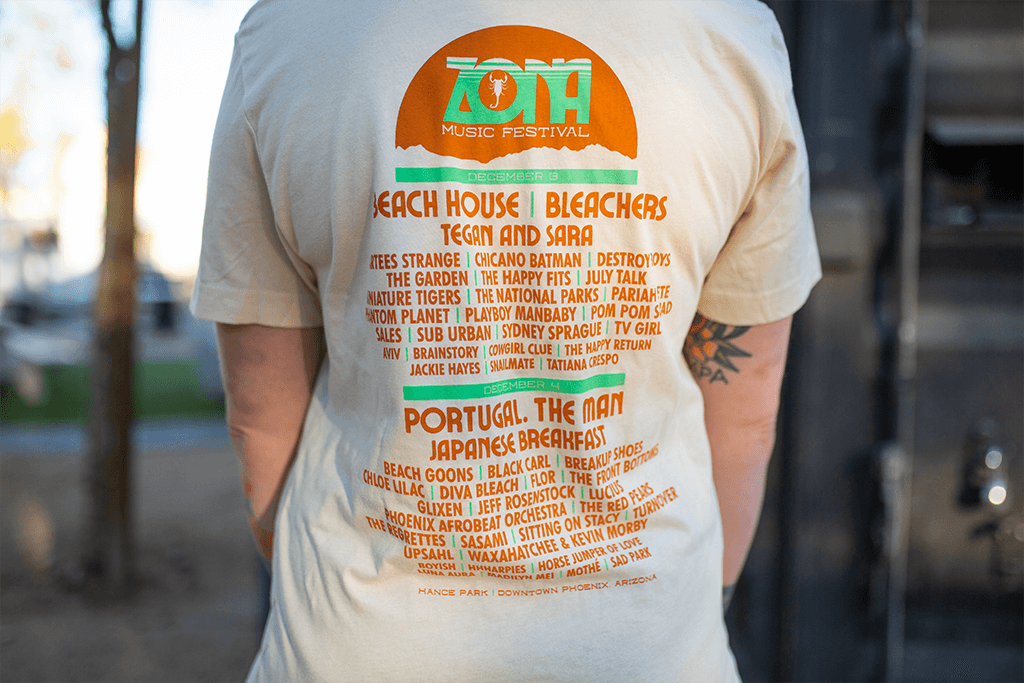 ZONA Music Festival Tan T-Shirt