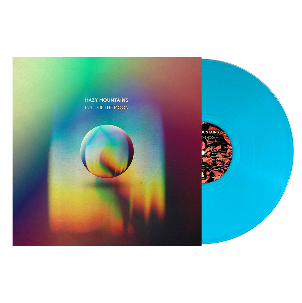 Hazy Mountains - Pull of the Moon - Seaglass Blue 12" Vinyl