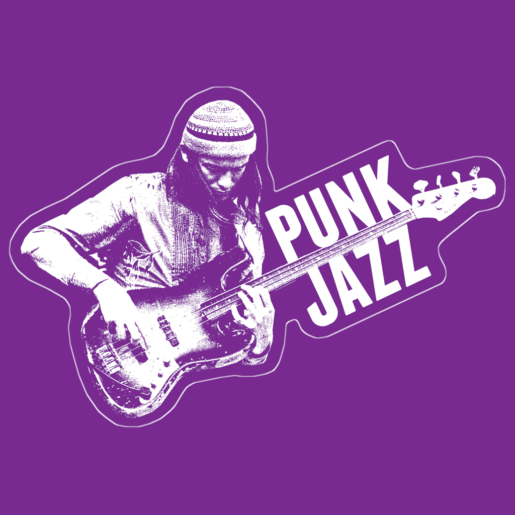Jaco Pastorius "Punk Jazz" Sticker