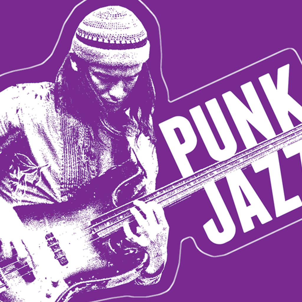 Jaco Pastorius "Punk Jazz" Sticker