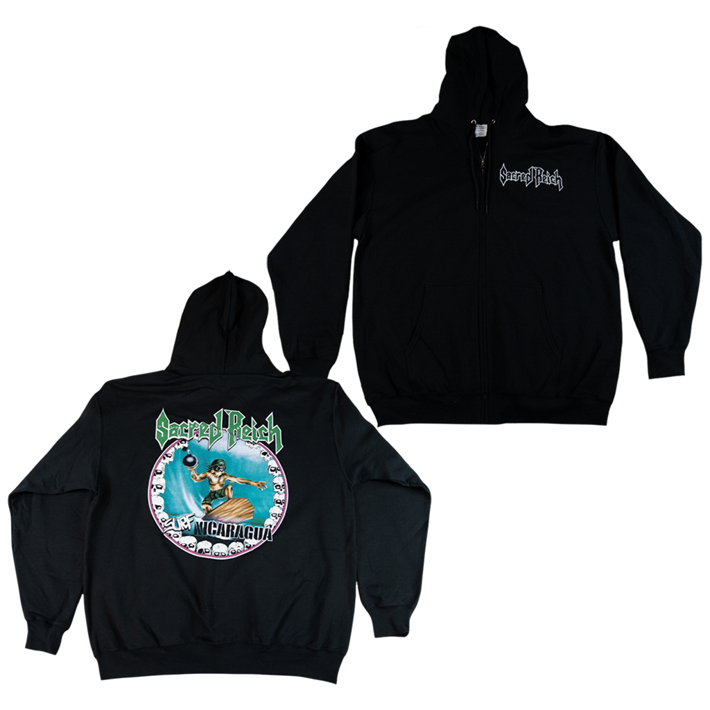 Surf Nicaragua Zip Hoodie